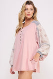 JBJ102 - CURVY PINK TOP -