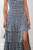 JBJ104 - GINGHAM TIERED DRESS