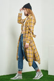 JBJ105 - PLAID LONG SHIRT DRESS