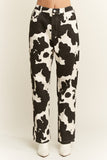 JBJ107 - COW PRINT JEANS
