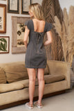 JBJ109 - CURVY DENIM CORSET DRESS