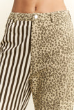 JBJ115 - CURVY STRIPE/LEOPARD PANT