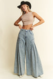 JBJ116 - CURVY WIDE LEG FLARED PANT