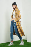 JBJ105 - PLAID LONG SHIRT DRESS