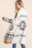 LIM101 - CURVY LONG AZTEC SWEATER