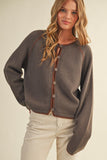 &ME101 - BLANKET STITCH CARDIGAN
