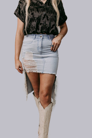 MER111 - DENIM SKIRT