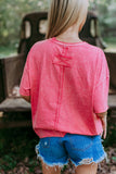 MER113 - PINK COWGIRL TEE