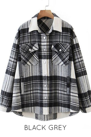 MIS129 - PLAID JACKET -