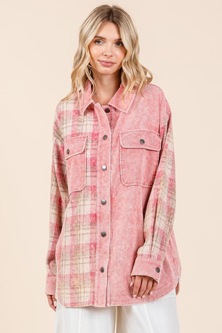 MIT103 - PINK CORDUROY SHACKET -