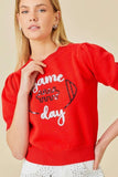 MS101 - SEQUIN SWEATER TOP -