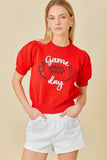 MS101 - SEQUIN SWEATER TOP -