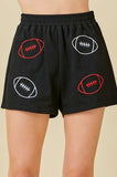 MS103 - EMBROIDERED FOOTBALL SHORT