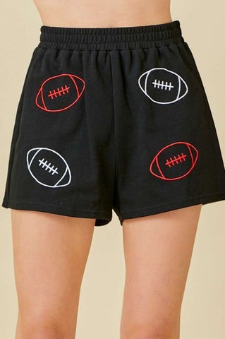 MS103 - EMBROIDERED FOOTBALL SHORT
