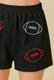 MS103 - EMBROIDERED FOOTBALL SHORT