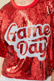 MS107 -GAME DAY SEQUIN TOP -