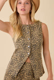 MS118 - LEOPARD VEST