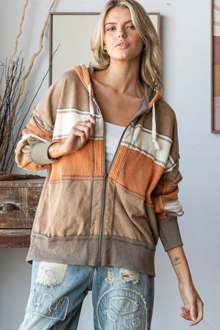 OLI112 -BROWN THERMAL COLORBLOCK -