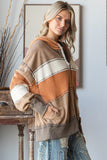 OLI112 -BROWN THERMAL COLORBLOCK -