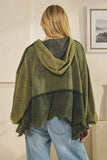 OLI113 - GREEN OVERSIZED SWEATSHIRT -