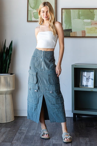 OLI114 - CARGO SKIRT -