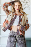 OLI116 - RUST MIXED SHACKET -
