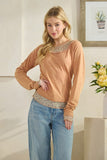 OLI118 -  BRICK TWOFER TOP -