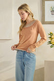 OLI118 -  BRICK TWOFER TOP -