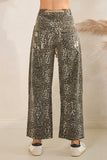 OLI129 - DISTRESSED LEOPARD PANT