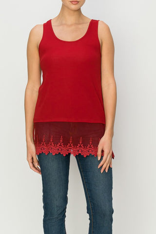 ORI101 - TANK TOP W/LACE