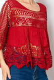 ORI107 - OVERSIZED CROCHET TOP