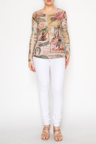 ORI112 - PRINTED MESH TOP