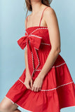 PLC107 - RED RIC RAC DRESS -