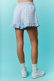 PLC109 - BLUE CHECKERED SHORTS -
