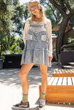 POL104 - DENIM BIB DRESS