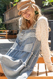 POL104 - DENIM BIB DRESS