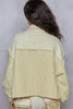 POL123 - CREAM QUILTED JACKET -
