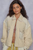 POL123 - CREAM QUILTED JACKET -