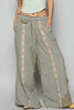 POL124 - OLIVE STRIPE PANTS -