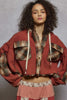 POL127 - MAROON SHACKET -
