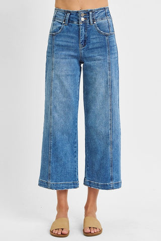 RIS110 - CROPPED WIDELEG  JEANS