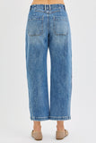 RIS115 - DENIM BARREL JEANS