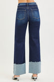 RIS117(2) - HR WIDE CUFF JEANS DARK