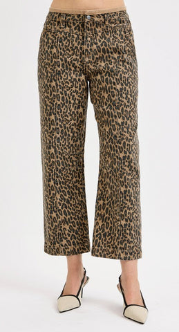 RIS118 - LEOPARD CROPPED PANT