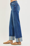 RIS121 - H/R SEAM CUFFED JEANS