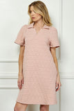 SBS104 - QUILTED DRESS BLUSH
