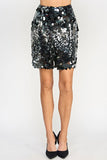 SBS108 -OMBRE SEQUINS SKIRT
