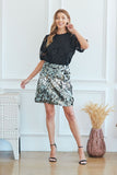 SBS108 -OMBRE SEQUINS SKIRT