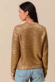 SOM105 - GOLD METALLIC SWEATER