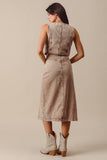 SOM107 - SKIRT -  VINTAGE TAUPE